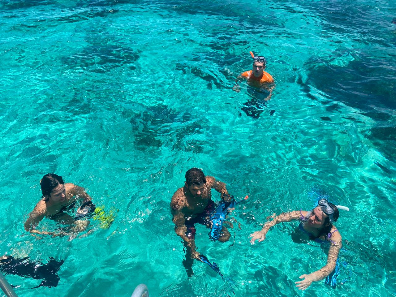 catamaran tour caye caulker