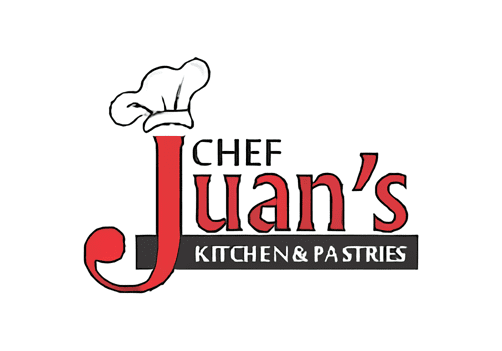 A chef juan 's kitchen and pastries logo.